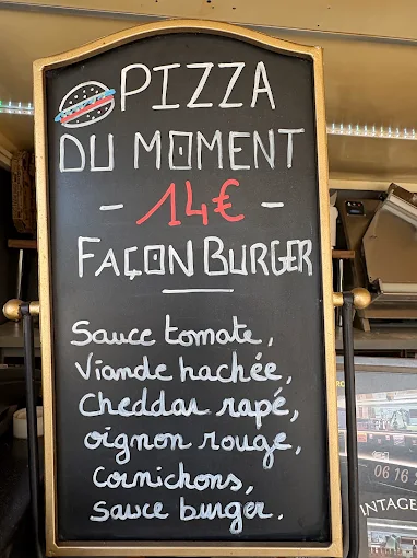 Pizza du moment Façon Burger